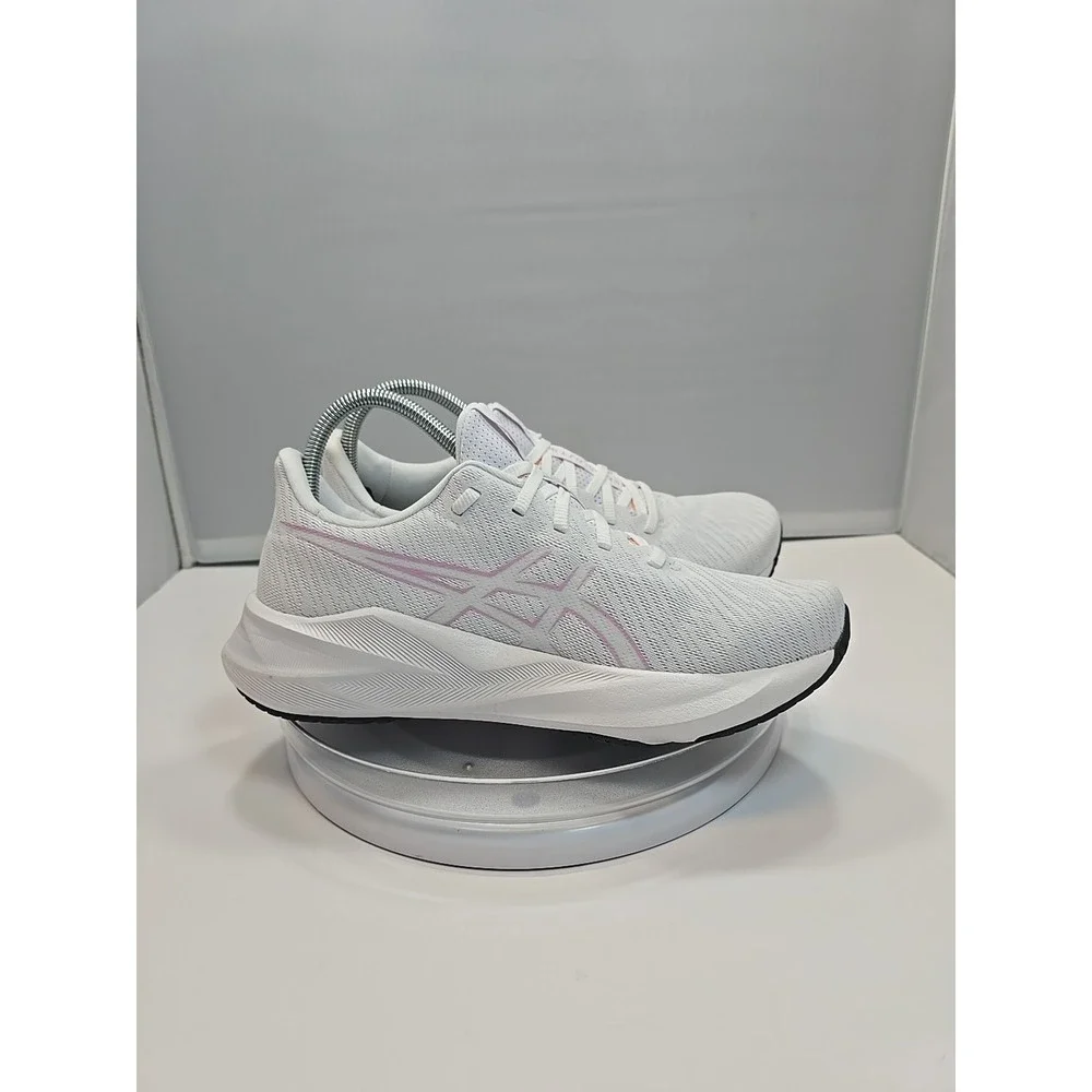 WOMENS 9.5 ASICS Versablast 4 Running Training Shoe White Light Ube 1012B775-100 - Picture 10 of 16